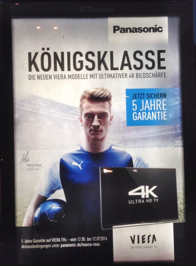 Werbestar Marco Reus spielt bei der WM 2014 verletzungsbedingt gar nicht mit. Werbestar Marco Reus spielt bei der WM 2014 verletzungsbedingt gar nicht mit.